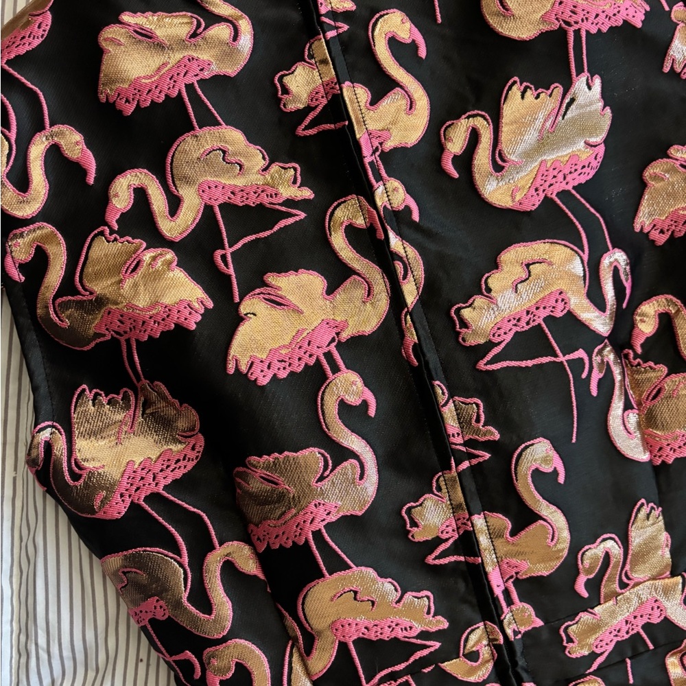 NWOT Adorable Flamingo Print Dress - Picture 6 of 6